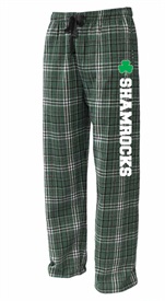 Shamrocks Logo Flannel Pants - Order due by Wednesday, October 6, 2021